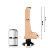 Realistischer Vibrator mit Fernbedienung 2-in-1 Natur 18,5 x 4 cm – Ansicht 2
