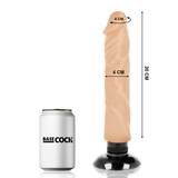 Realistischer Vibrator mit Fernbedienung 2-in-1 Natur 20 x 4 cm – Ansicht 2