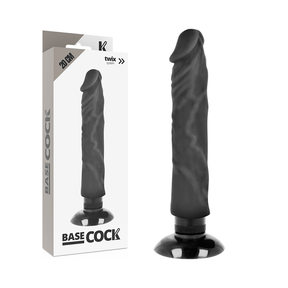 Realistischer Vibrator mit Fernbedienung 2-in-1 Schwarz 20 x 4 cm