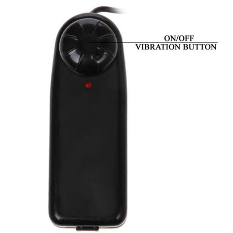 Realistischer Vibrator mit Vibration Natur 20 cm