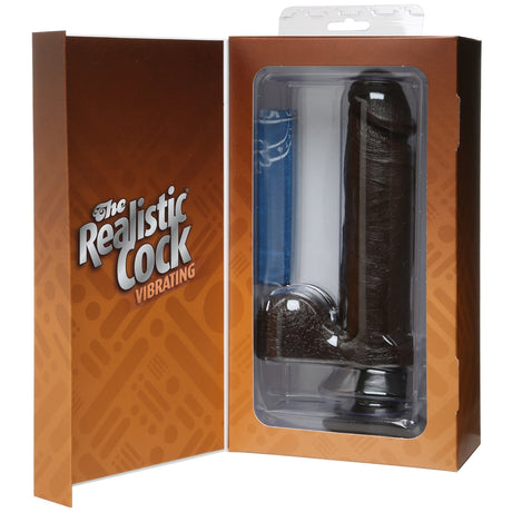 Realistischer Vibrator Mitch schwarz 23,6 x 5 cm