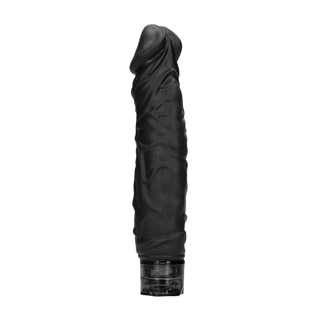 Realistischer Vibrator Multispeed Schwarz 20,5 x Ø 5 cm