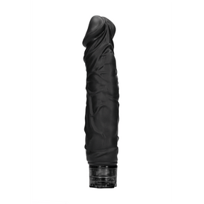 Realistischer Vibrator Multispeed Schwarz 20,5 x Ø 5 cm