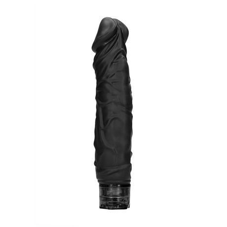 Realistischer Vibrator Multispeed Schwarz 20,5 x Ø 5 cm
