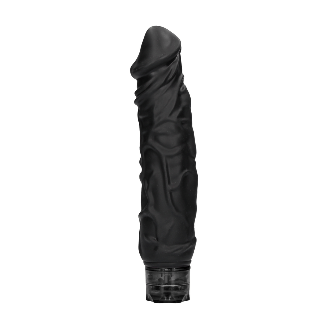Realistischer Vibrator Multispeed Schwarz 20,5 x Ø 5 cm – Ansicht 4