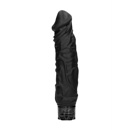 Realistischer Vibrator Multispeed Schwarz 20,5 x Ø 5 cm – Ansicht 4