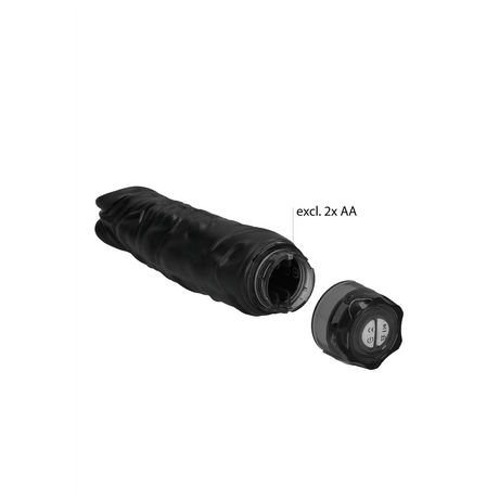 Realistischer Vibrator Multispeed Schwarz 20,5 x Ø 5 cm – Ansicht 5