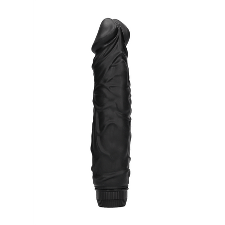 Realistischer Vibrator Multispeed Schwarz 20 x Ø 5 cm