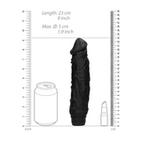Realistischer Vibrator Multispeed Schwarz 20 x Ø 5 cm – Ansicht 7