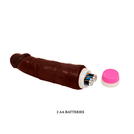 Realistischer Vibrator Wellen des Vergnügens Mulat 17,5 x 4 cm
