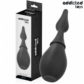 Reise-Analdusche mit langem Aufsatz Modell 1 Schwarz