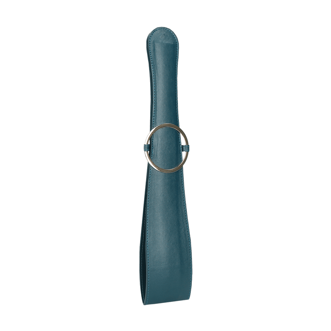 Riemenpaddle Ouch aus PU-Leder in Bordeaux und Petrol 54 cm – Ansicht 11