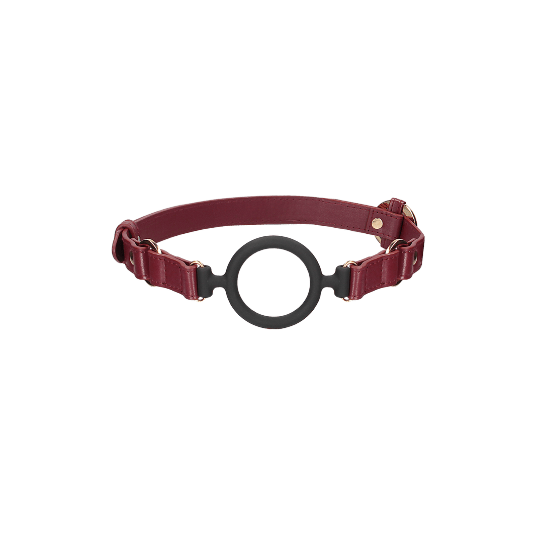 Knebel Ouch mit Silikonring in Bordeaux und Petrol 77 cm – Ansicht 4