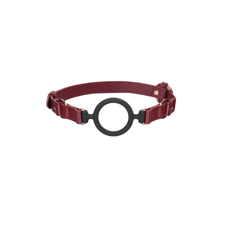 Knebel Ouch mit Silikonring in Bordeaux und Petrol 77 cm – Ansicht 4