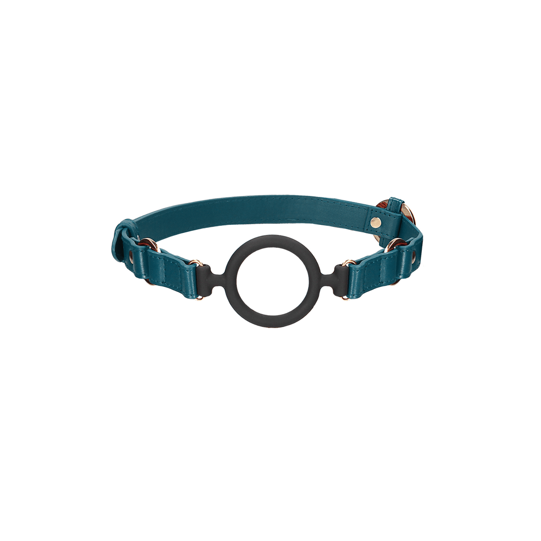 Knebel Ouch mit Silikonring in Bordeaux und Petrol 77 cm – Ansicht 10