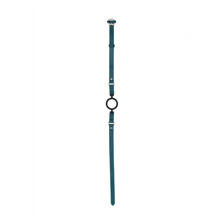 Knebel Ouch mit Silikonring in Bordeaux und Petrol 77 cm – Ansicht 11