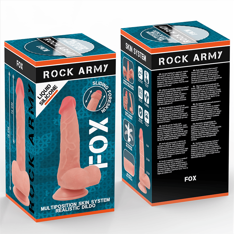 Rockarmy - Flüssigsilikonfuchs 19 cm-x-3,2 cm