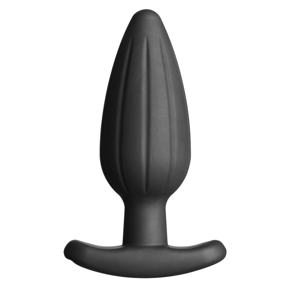 Rocker Silicone Noir Butt Plug - Large
