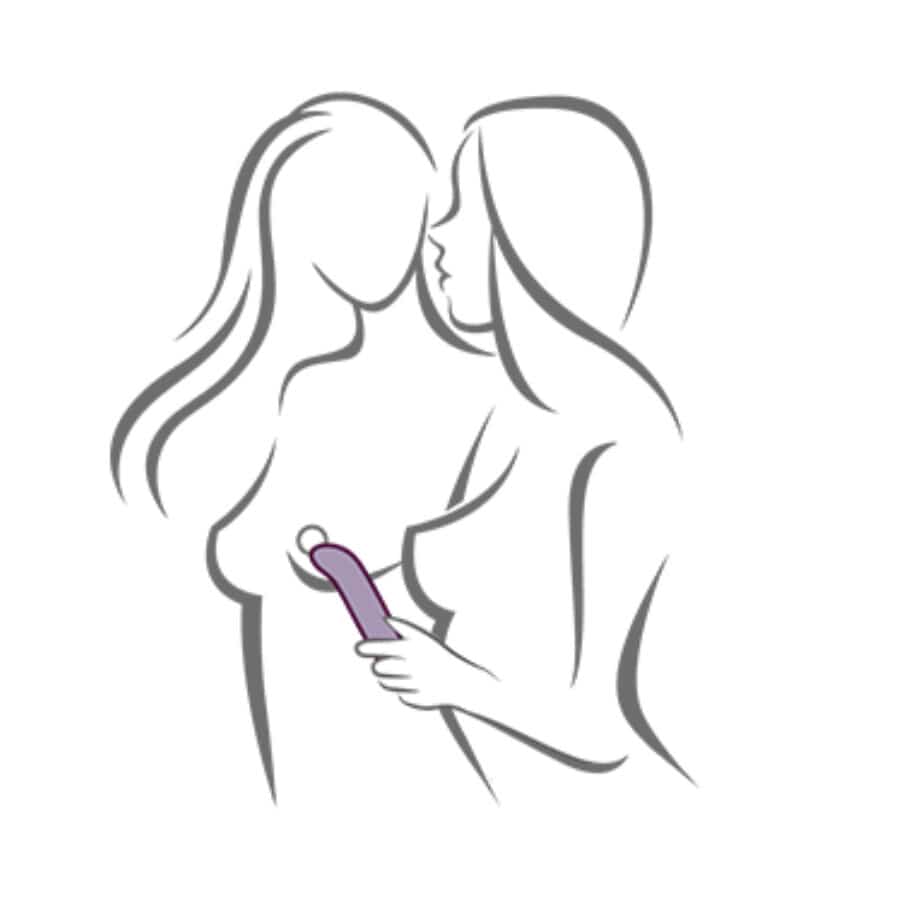 Vibrator Chaiamo g g-Spot Lila 11 x 5 cm.7