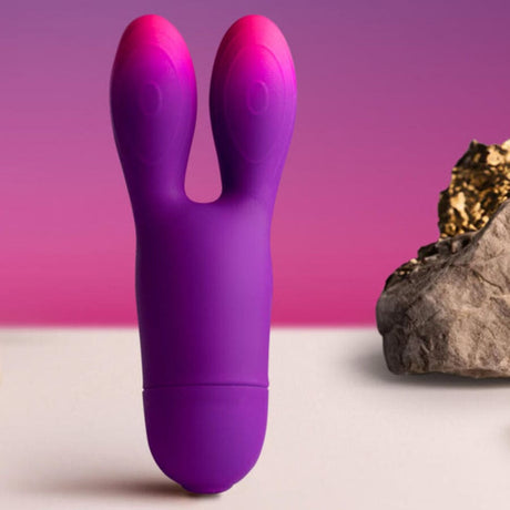 Rocks-Off - Glo-Girl Bunny Lila Flexibler Vibrator