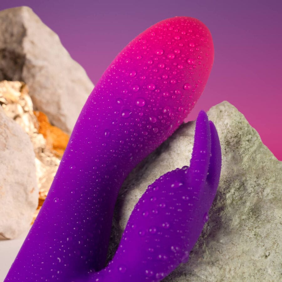 Rabbit-Vibrator GlGirl Lila Rabbit 11 x 6,7 cm.3