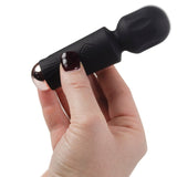 Vibrator Mini-Akku-Zauberstab mit 16 Funktionen Schwarze Tulpe 11,5 x 3 cm.2