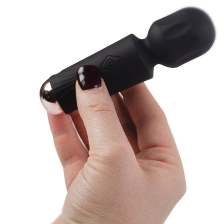 Rocks-Off - Mini-Akku-Zauberstab mit 16 Funktionen, Schwarze Tulpe