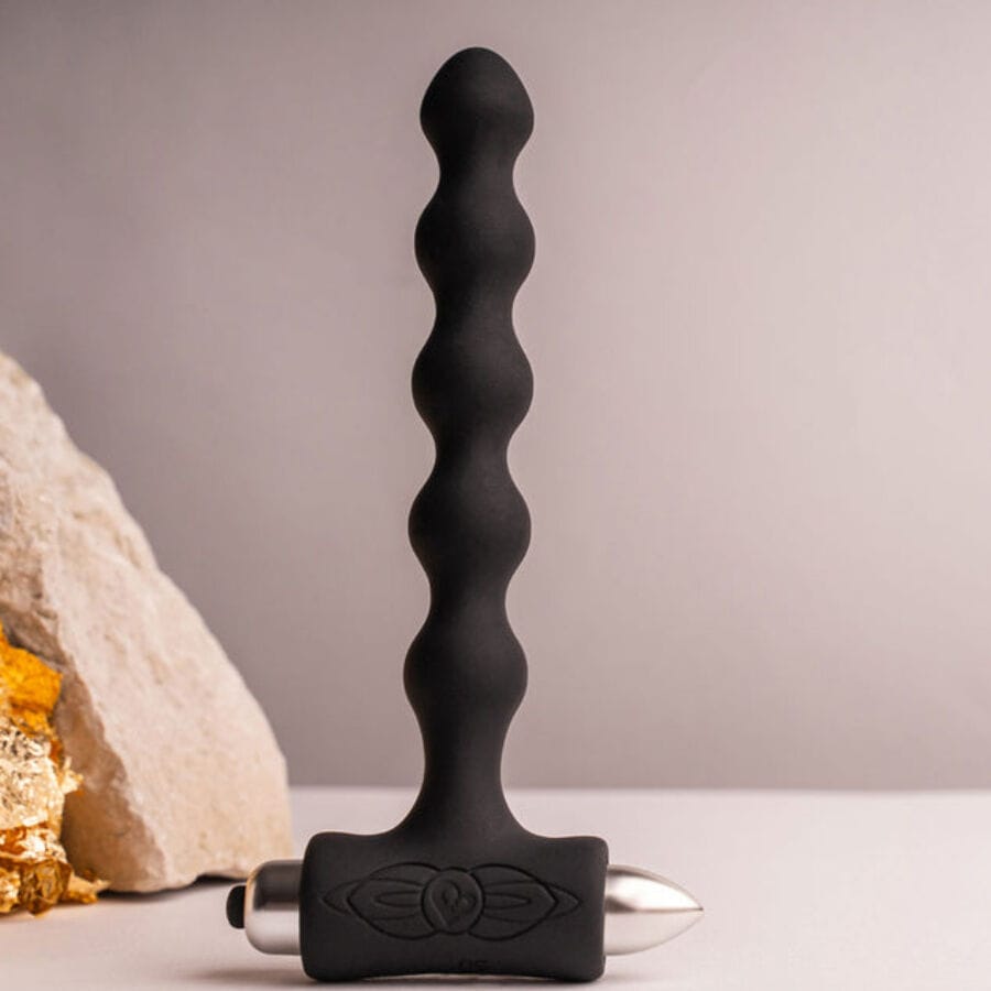 Analplug Petite Sensations Pearls Anal Plug Schwarz 14,4 x 8,2 cm.8