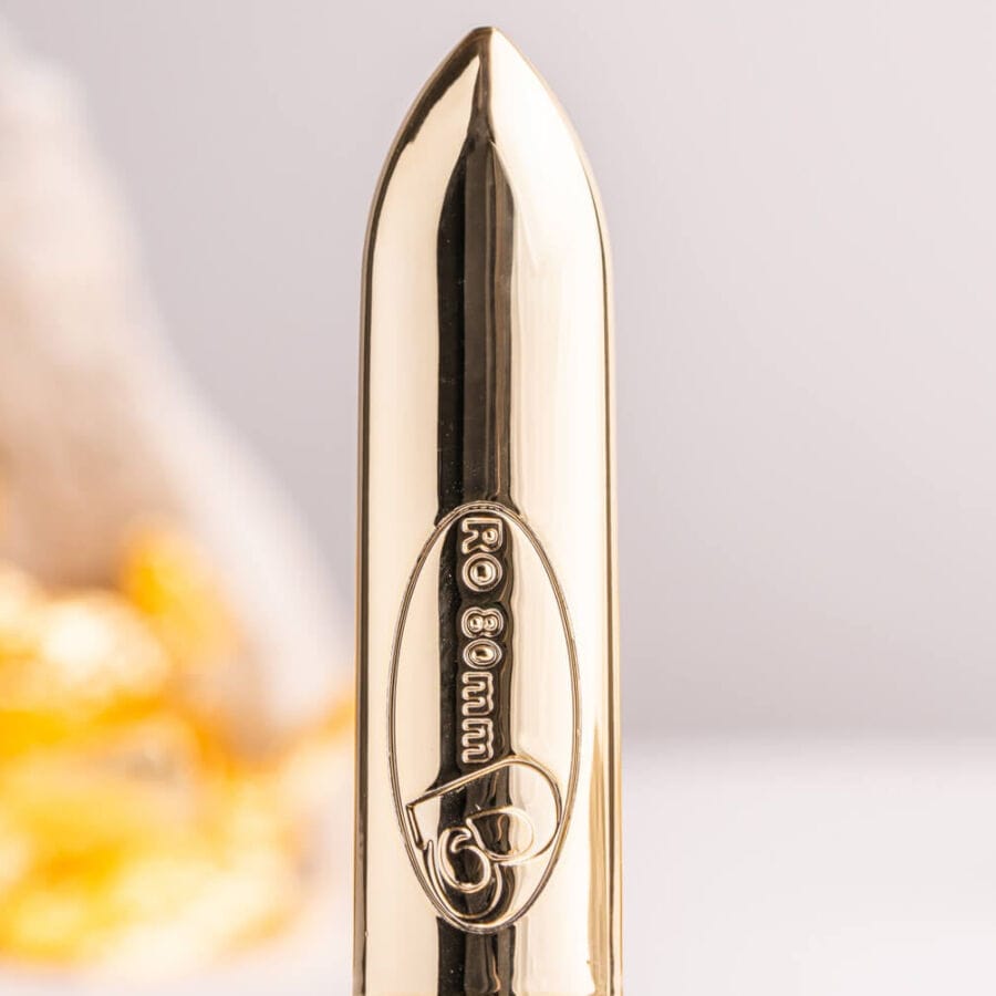 Liebeskugeln R80 Champagner Golden Vibrierende Kugel 8,2 x 1,5 cm.1