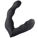 Analplug Schwarzer Prostata- und Analvibrator-Adapter 19,2 x 3,9 cm.1