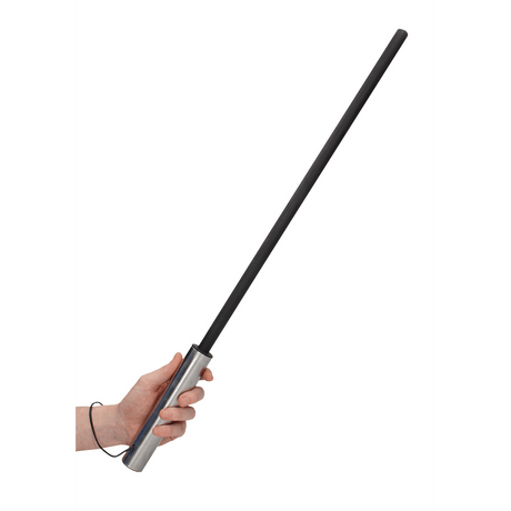 Rohrstock Ouch mit Edelstahlgriff Schwarz 66,5 cm – Ansicht 2