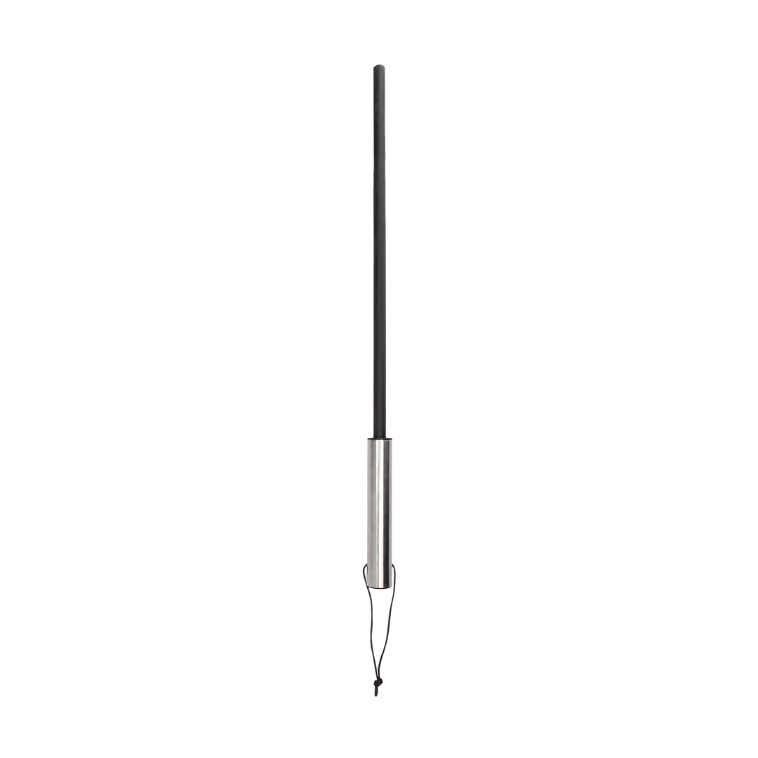 Rohrstock Ouch mit Edelstahlgriff Schwarz 66,5 cm