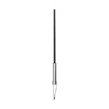 Rohrstock Ouch mit Edelstahlgriff Schwarz 66,5 cm