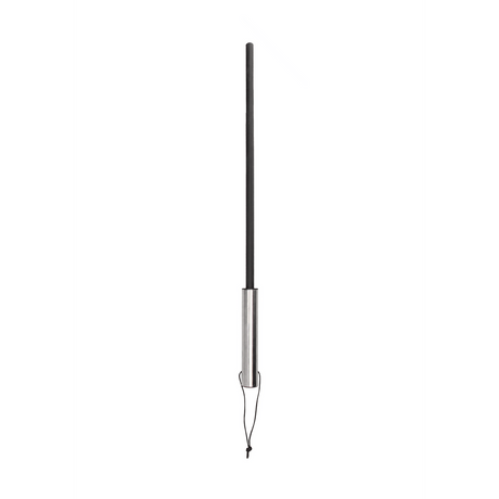 Rohrstock Ouch mit Edelstahlgriff Schwarz 66,5 cm