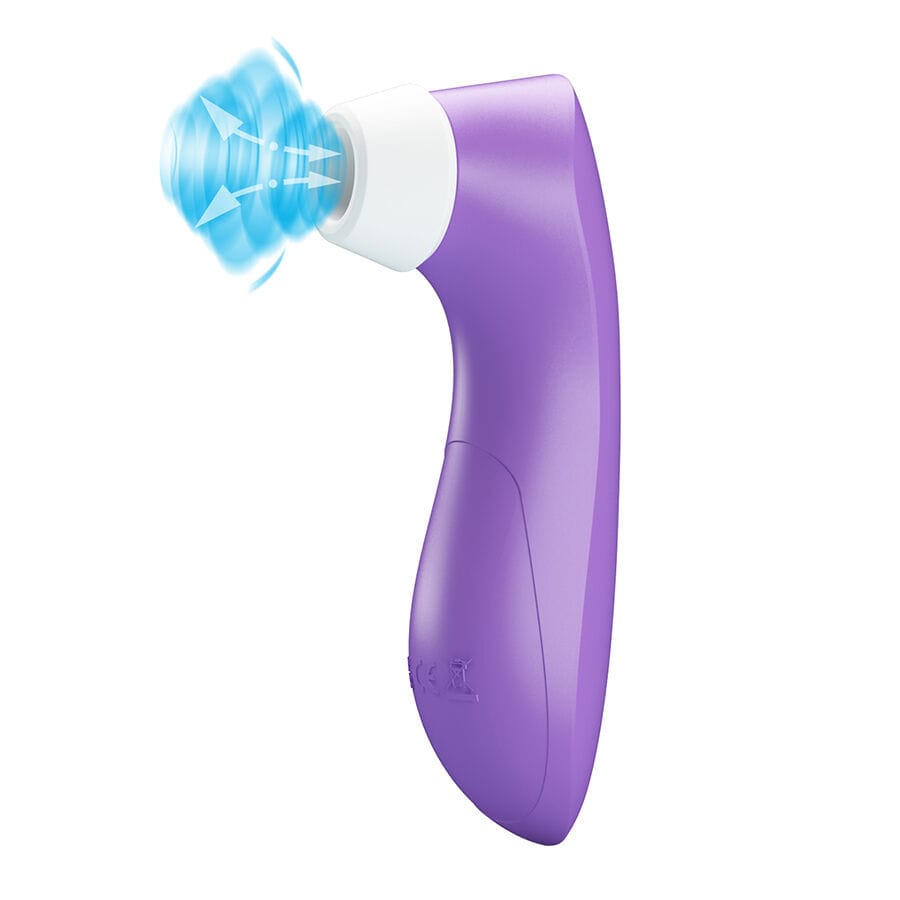 Auflegevibrator Klitoris-Sauggerät mit Pulsationstechnologie Lila.6