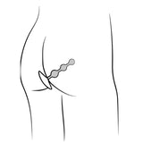 Romp - Amp Lila Flexible Silikon-Analkapseln 12,5 cm Lila