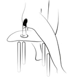 Romp - Dizi Silikon-Dildo mit Saugnapf, Dreifarbig, 18 cm