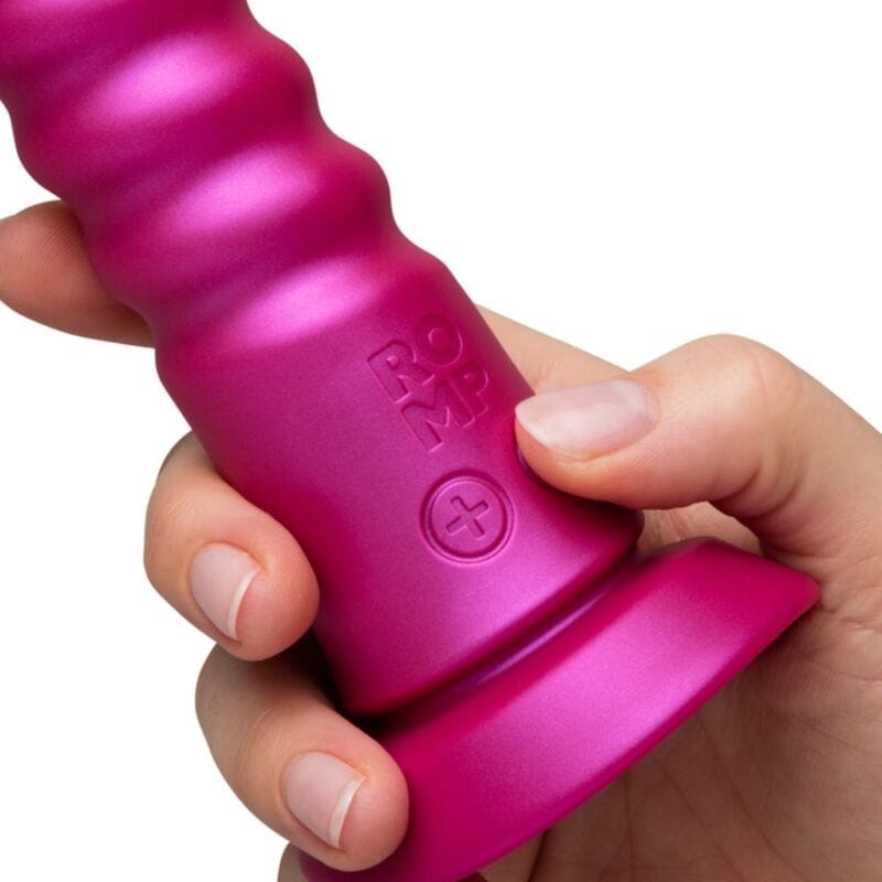 Romp - Jiggle auf- und Ab-Vibrator mit Rosa Saugnapf