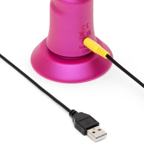 Romp - Jiggle auf- und Ab-Vibrator mit Rosa Saugnapf