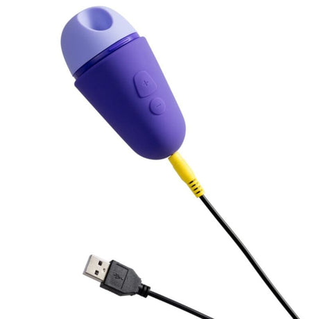 Romp - Kostenloser x Klitoralstimulator mit Deckel, 10 Stufen, Wiederaufladbar, Lila