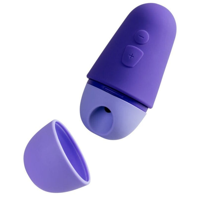Romp - Kostenloser x Klitoralstimulator mit Deckel, 10 Stufen, Wiederaufladbar, Lila