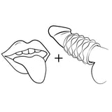 Romp - Mosh Transparenter Männermasturbator mit 6 cm Wendbarer Hülle