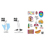 Romp - Piccolo Silikondildo mit Dreifarbigem Saugauffang 14 cm