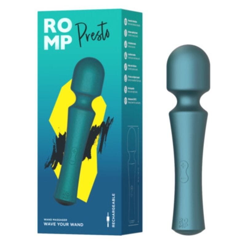 Romp - Presto Mini-Stabvibrator Flexibler Kopf Grün