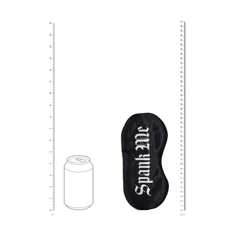 Satinmaske Spank Me Schwarz 20,5 cm – Ansicht 5