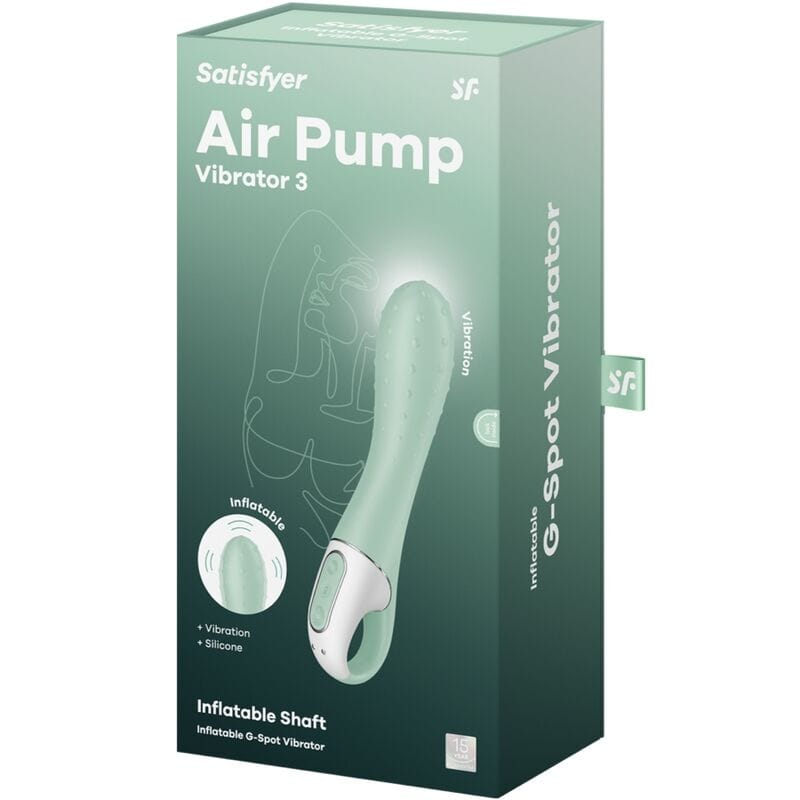 Satisfyer - Air Pump Vibrator 3 Aufblasbarer g-Punkt Mint