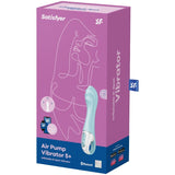 Satisfyer - Air Pump Vibrator 5+ Aufblasbare g-Spot-Vibrator-App Blau