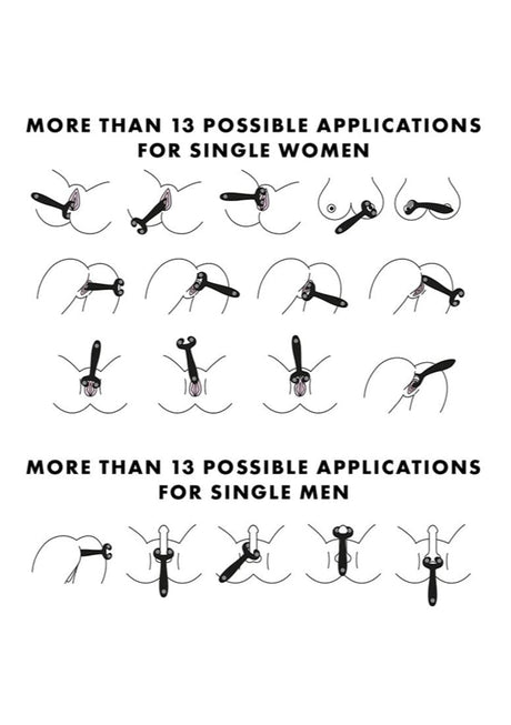 Satisfyer Endless Fun Schwarz 21 x 4,3 cm