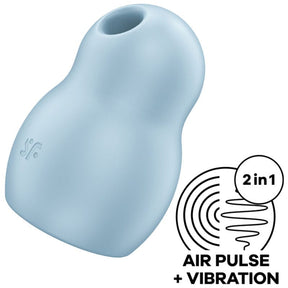 Satisfyer - Pro to Go 1 Doppelter Luftpulsstimulator & Vibrator Blau