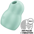 Satisfyer - Pro to Go 1 Doppelter Luftpulsstimulator & Vibrator Grün